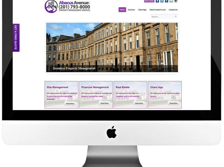 Property Management Company WordPress Web Design