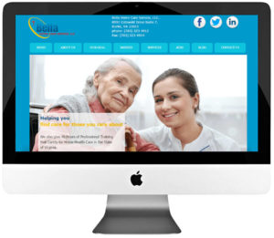 Elderly Care Service Custom WordPress Website