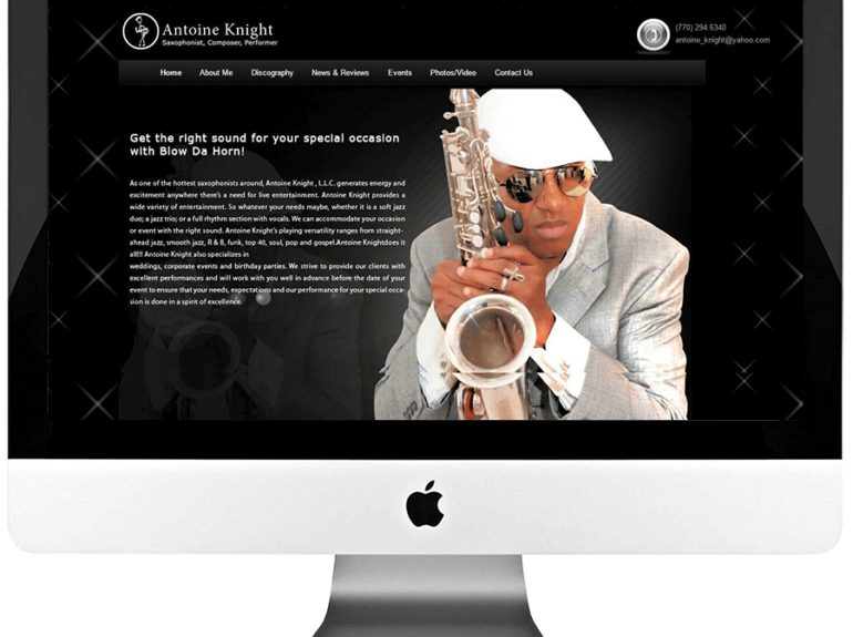 Artist Custom WordPress Web Design