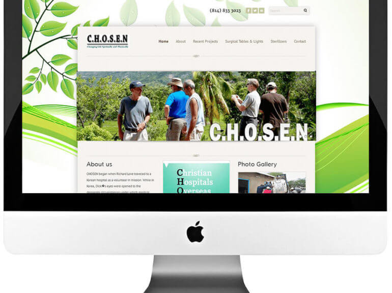 Non Profit Organization Custom Web Design