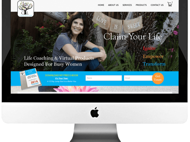 Life Coach WordPress Website Design