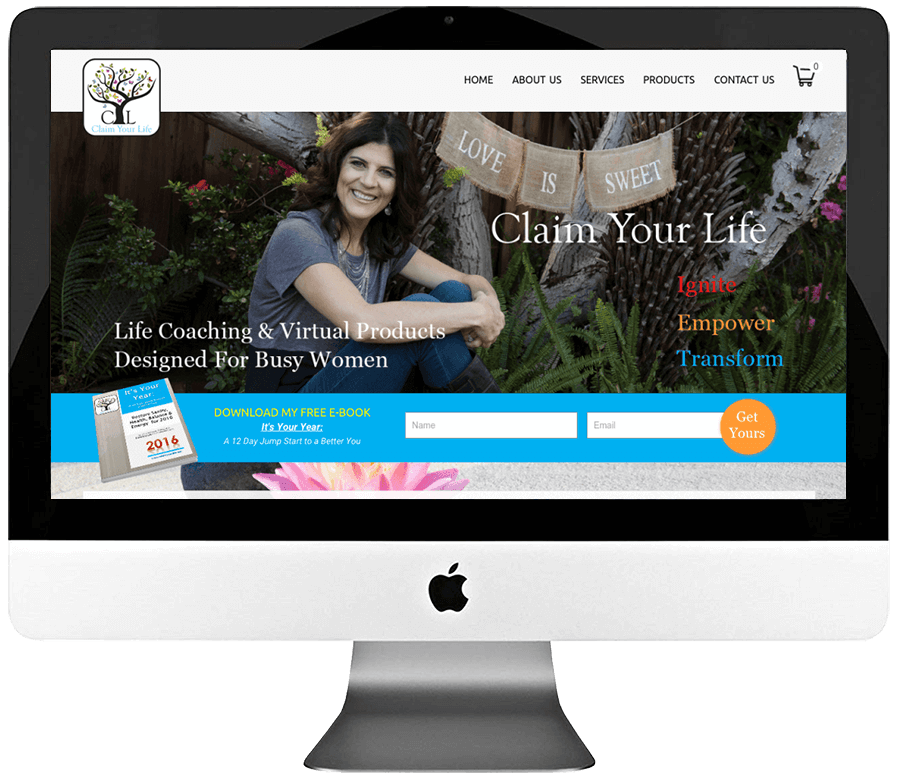 Life Coach WordPress Website Design