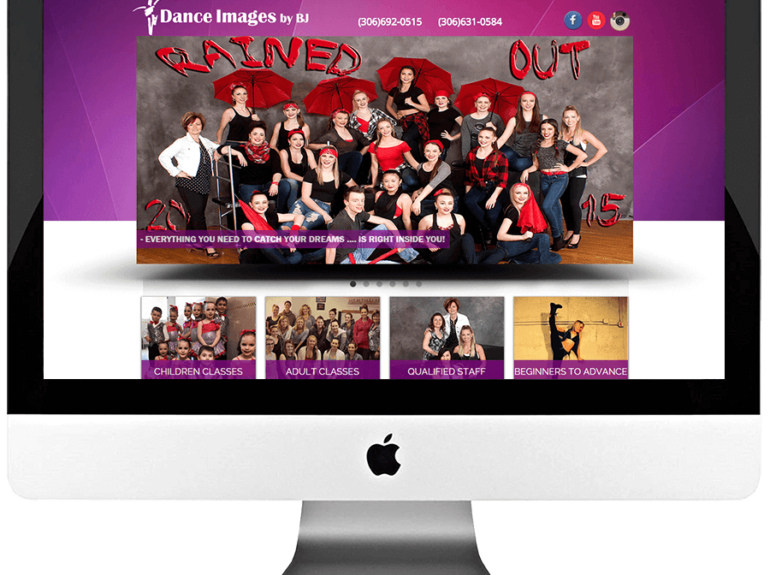 Dance Studio Responsive WordPress Web Development