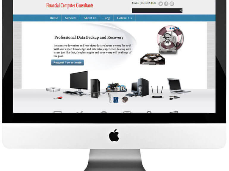 Managed IT Services Responsive WordPress Website Design