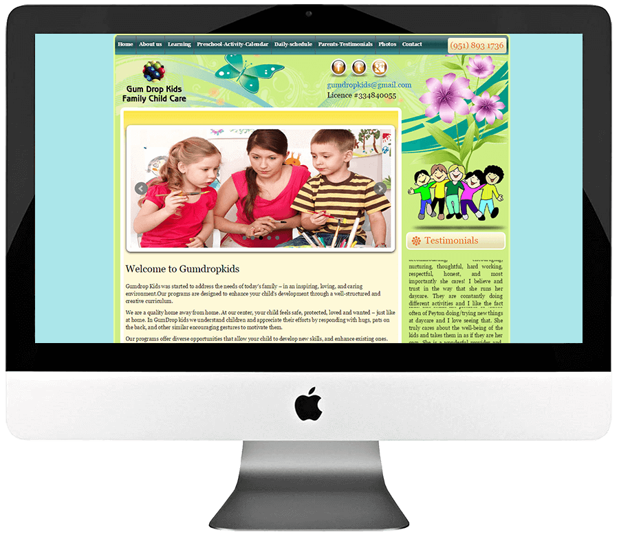 Daycare Custom WordPress Web Design