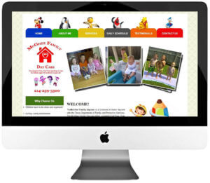 Home DayCare Center WordPress Web Design