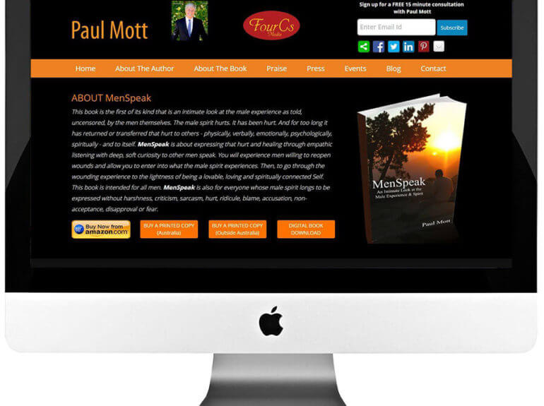 Author Responsive WordPress Website Design