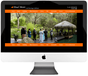 Civil Marriage Celebrant Responsive WordPress Web Design