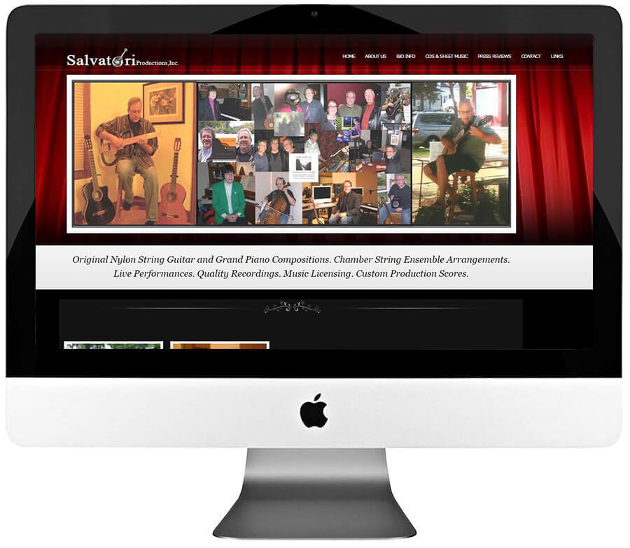 Artist WordPress Website Design