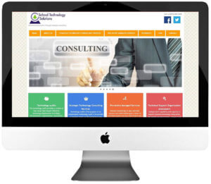 Technology Consultant Custom WordPress Web Design