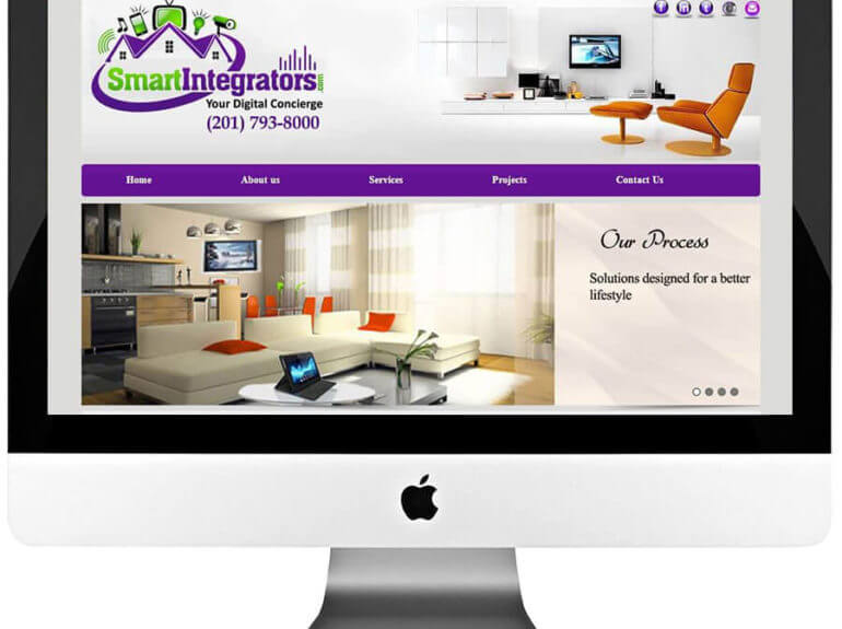 Home Automation Company Custom WordPress Website Design