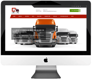 Moving Company Responsive WordPress Web Design