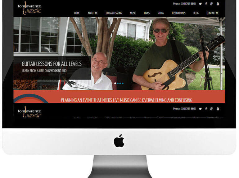 Musician Custom WordPress Website Design & Development