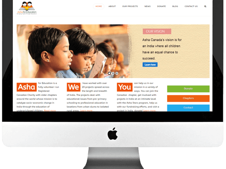 Non Profit Organization WordPress Website Development