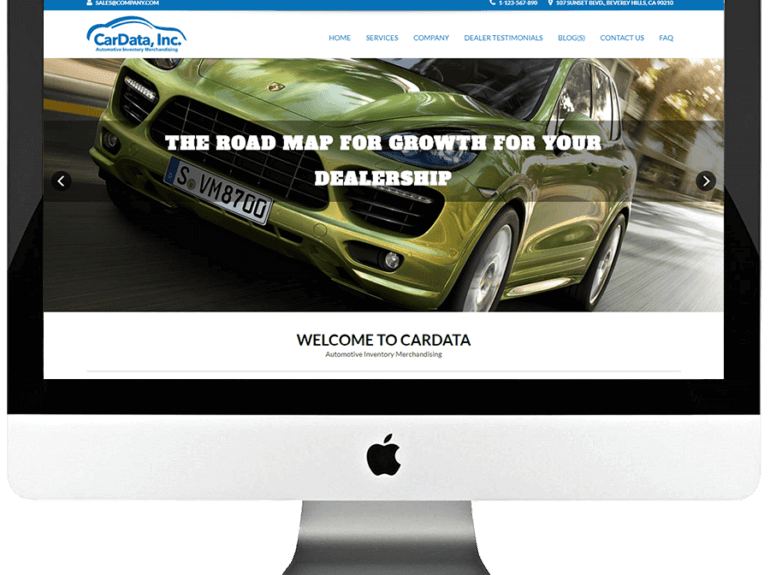 Automotive Merchandising Custom Responsive WordPress Development