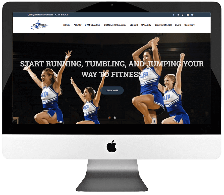 Dance Studio Responsive WordPress Web Design & Development