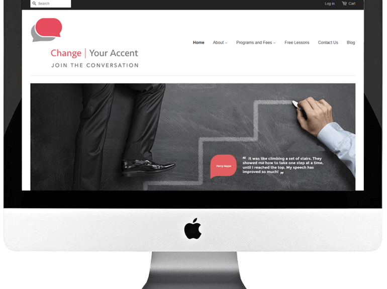 Accent Reduction Trainer WordPress Website Development