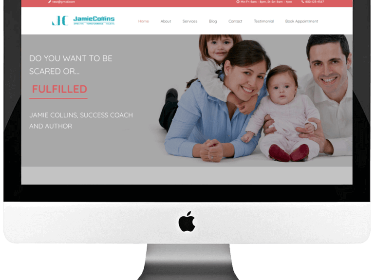 Rapid Transformational Therapist Responsive WordPress Web Development