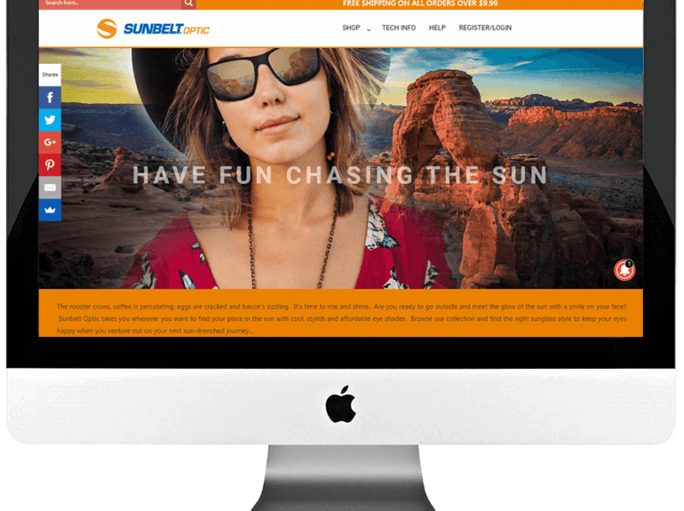 Optics eCommerce Store Development