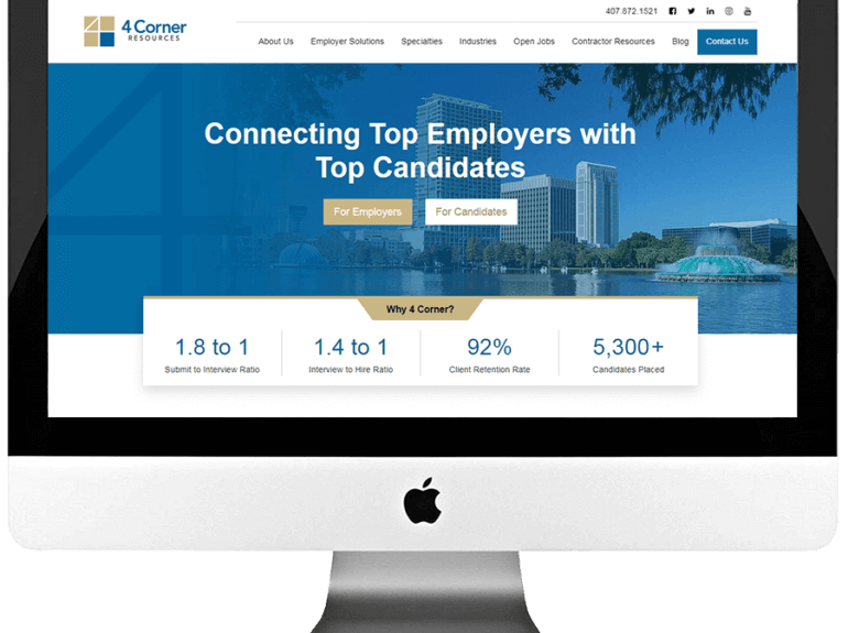 Recruitment Agency Responsive WordPress Website Development