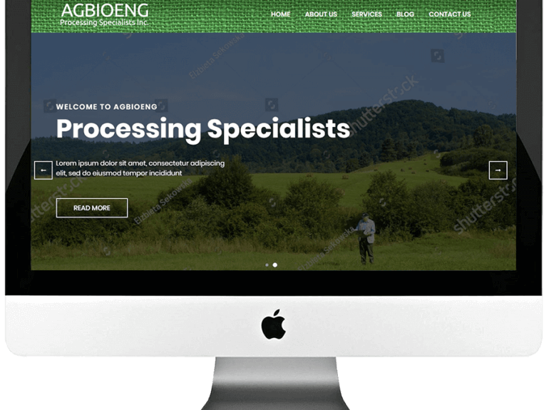 Agriculture Consulting Firm Responsive WordPress Website Development