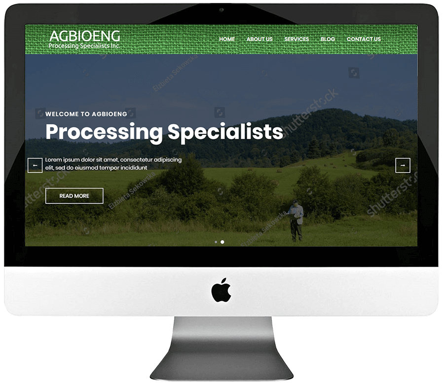 Agriculture Consulting Firm Responsive WordPress Website Development