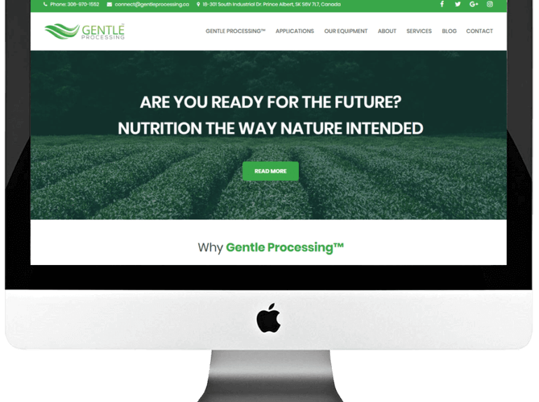 Food Processing Technology Responsive WordPress Website Design