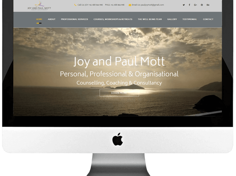 Coaching & Consulting Responsive WordPress Website Design