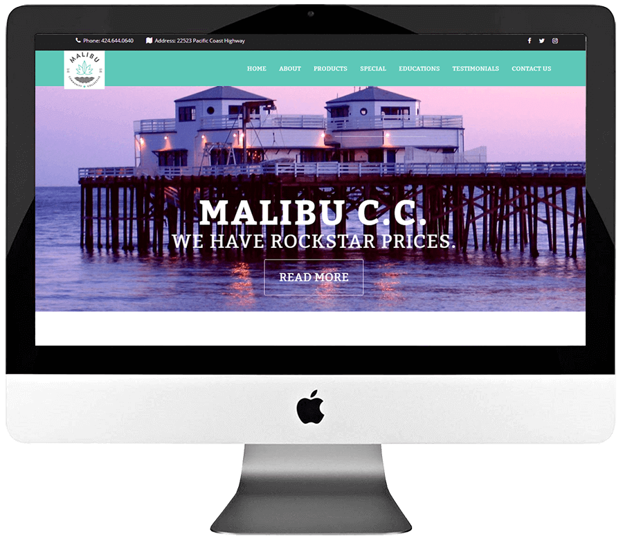 Recreational Marijuana Dispensary Responsive WordPress Website Design