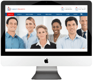 Healthcare Insurance Company PSD to WordPress Web Development