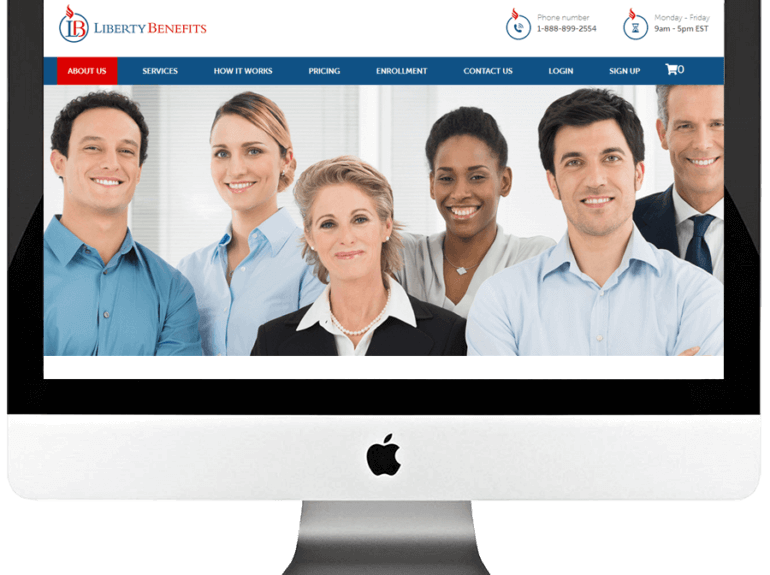 Healthcare Insurance Company PSD to WordPress Web Development