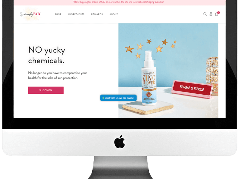 Skincare Products Shopify Store Development