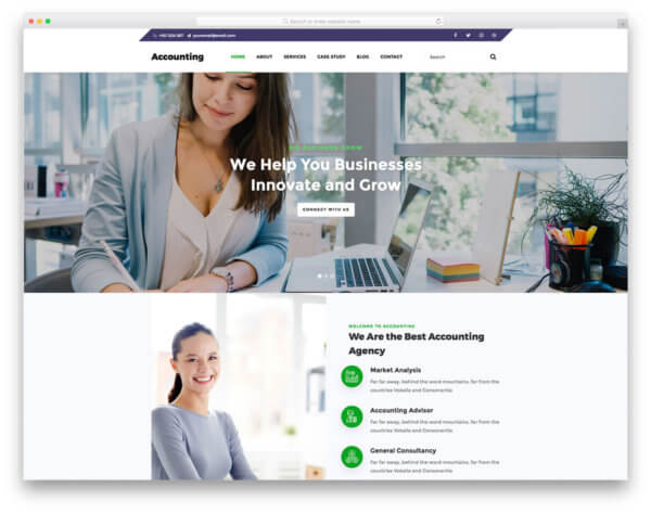 Accounting Firms WordPress Website Development Agency