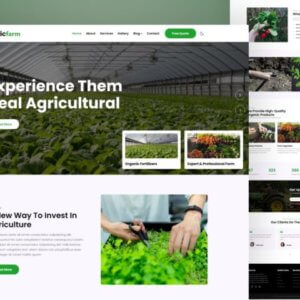 Agriculture Industry Responsive WordPress Website Design