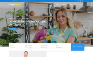 Cleaning Company Responsive WordPress Website Design