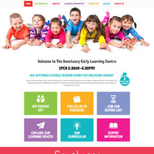 Daycare Responsive WordPress Website Design