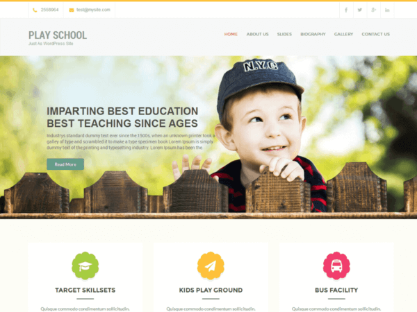 Daycare WordPress Website Design