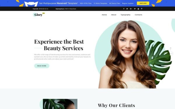 Hair Salon WordPress Website Design Services
