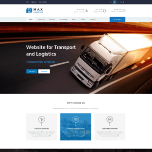 Logistics WordPress Website Design Agency