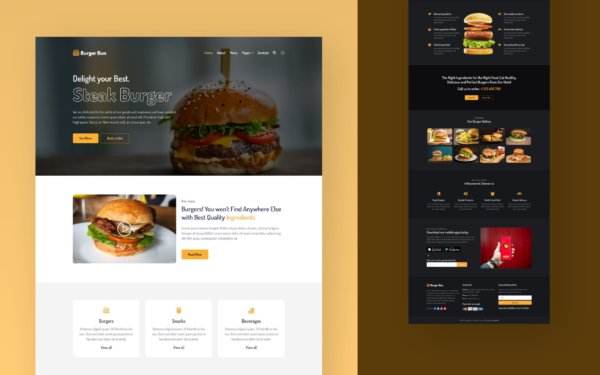 Restaurant Responsive WordPress Website Design